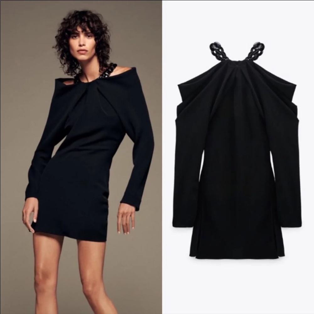 Zara limited edition chain dress